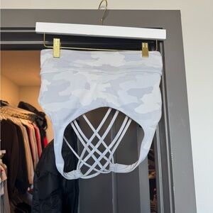Lululemon Gray Camo Sports Bra